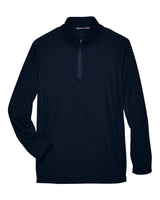Devon & Jones Men's Stretch Tech-Shell® Compass Quarter-Zip Pullover. DG440 - Navy