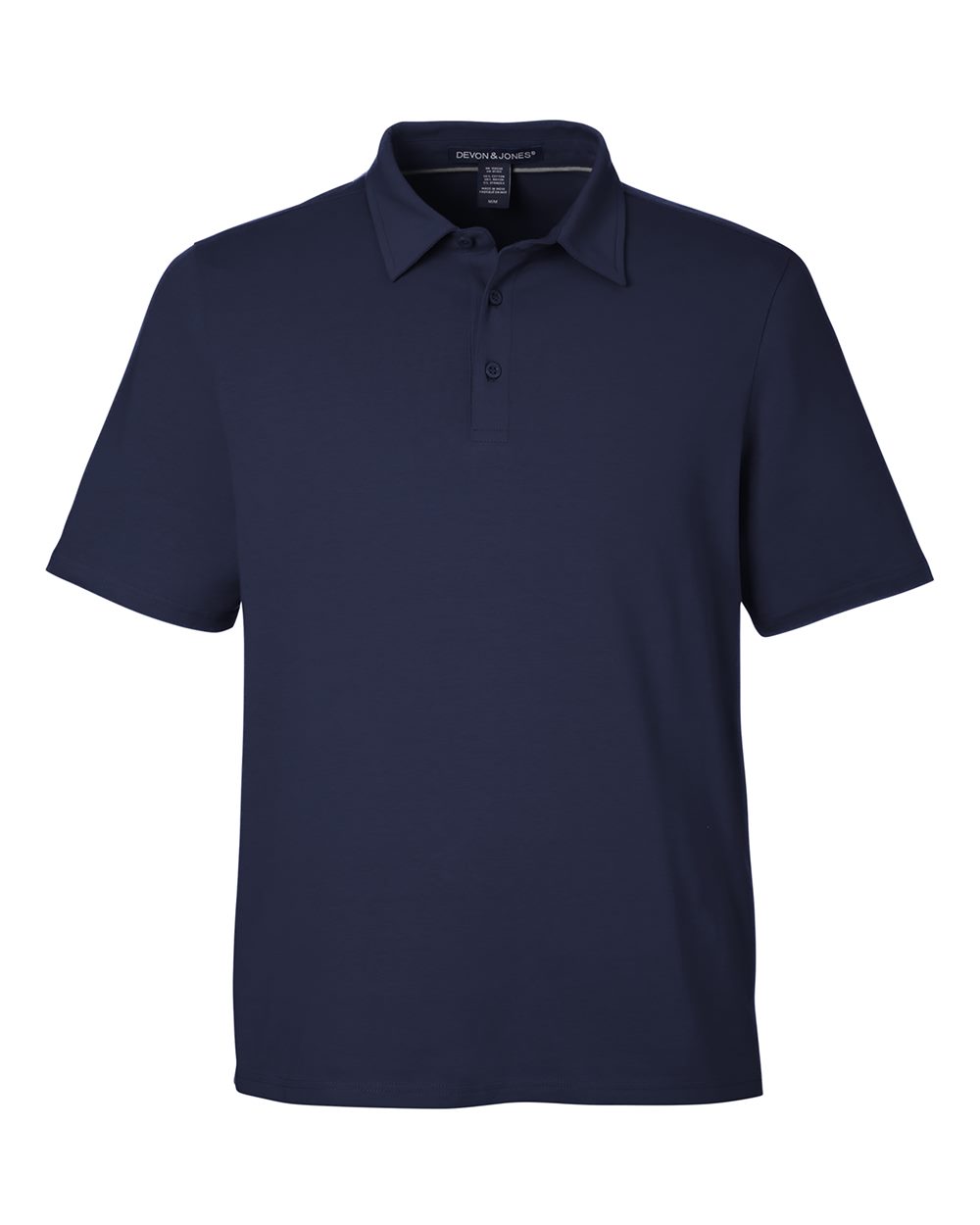 Devon & Jones Men's Raleigh Stretch Polo. DG120 - Navy
