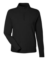 Devon & Jones Women's Raleigh Stretch Quarter-Zip Pullover. DG425W - Black
