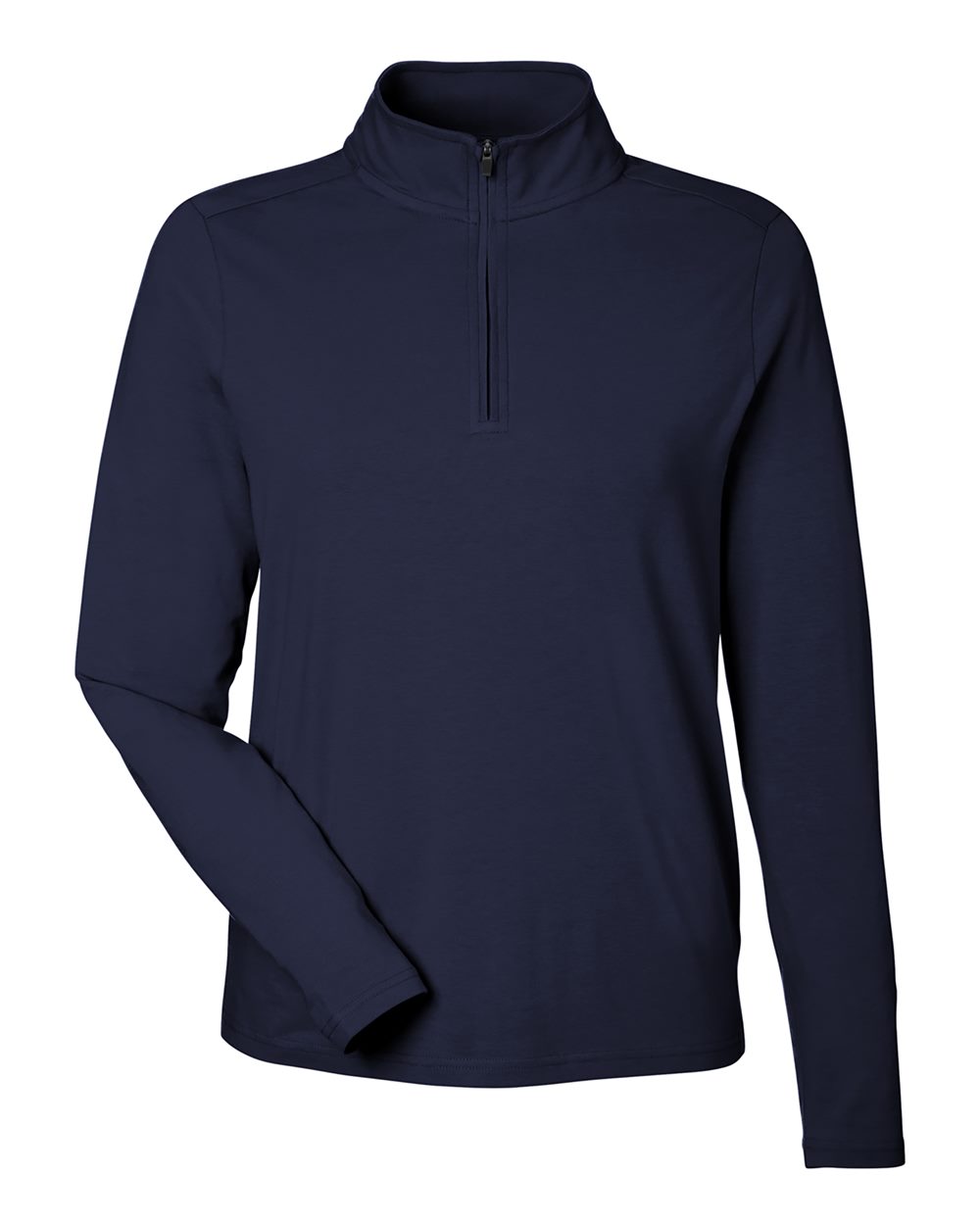 Devon & Jones Women's Raleigh Stretch Quarter-Zip Pullover. DG425W - Navy