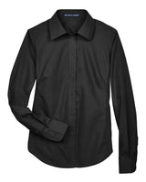 Devon & Jones Women's Crown Collection® Broadcloth Woven Dress Shirt. D620W - Black