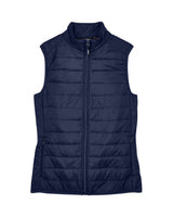 CORE365 Women's Prevail Packable Puffer Vest. CE702W - Classic Navy