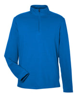 Devon & Jones Men's Raleigh Stretch Quarter-Zip Pullover. DG425 - French Blue