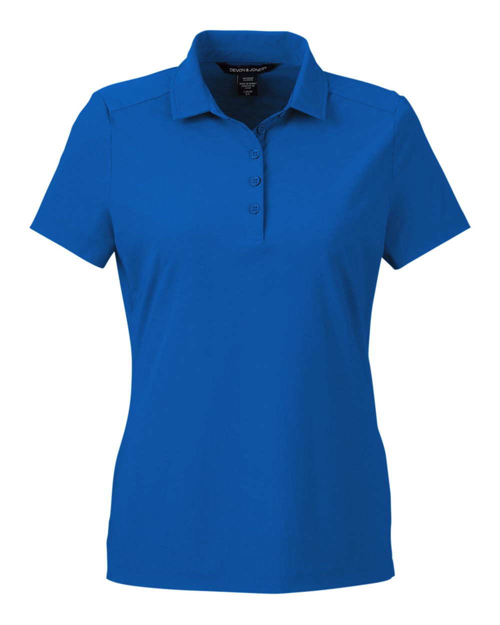Devon & Jones Women's CrownLux Performance® Windsor Welded Polo. DG110W - French Blue