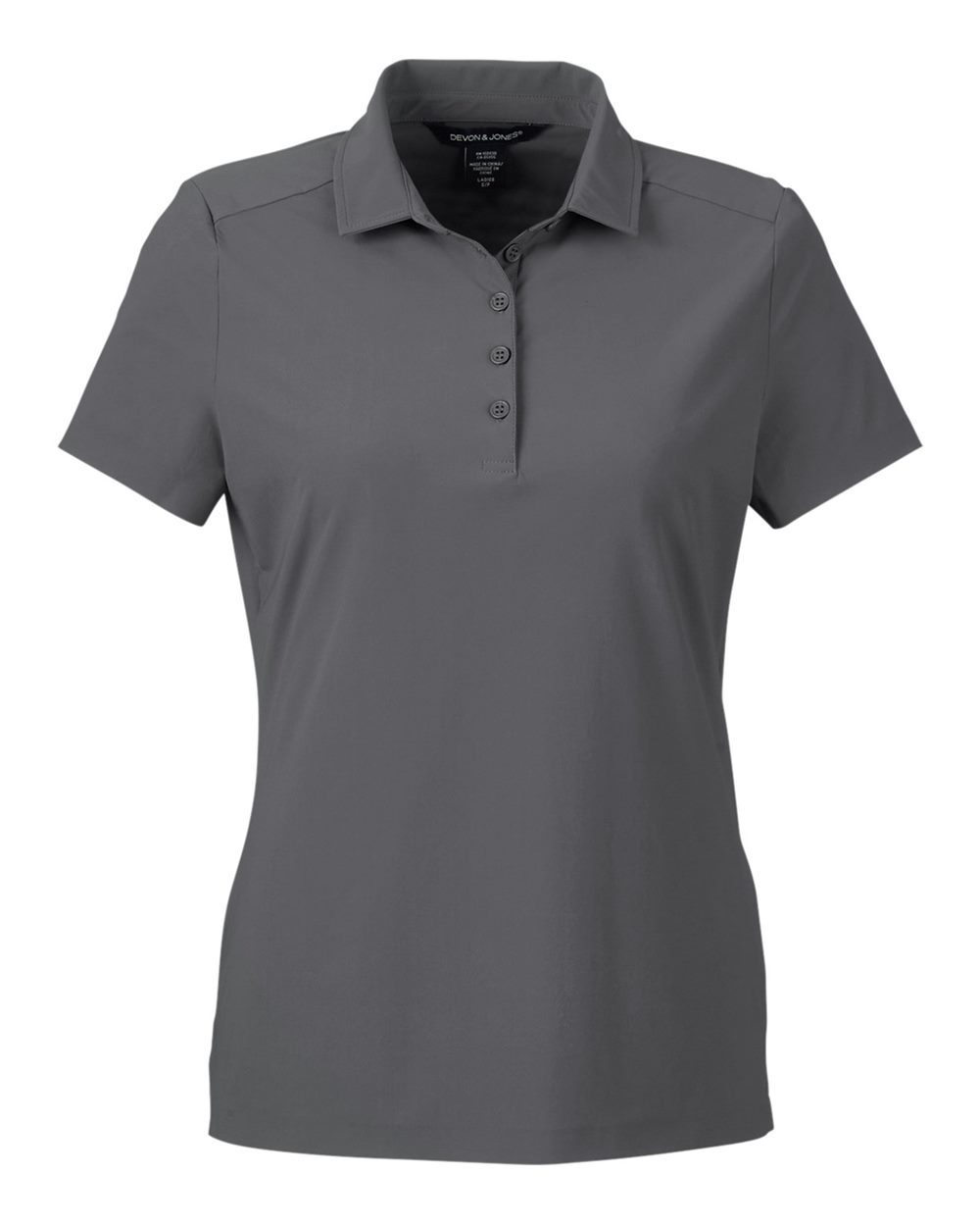 Devon & Jones Women's CrownLux Performance® Windsor Welded Polo. DG110W - Graphite