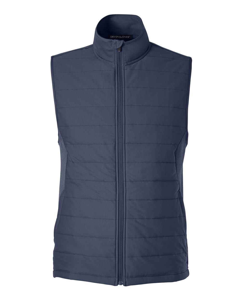 Devon & Jones Men's New Classics® Charleston Hybrid Vest. DG706 - Navy Melange/ Navy