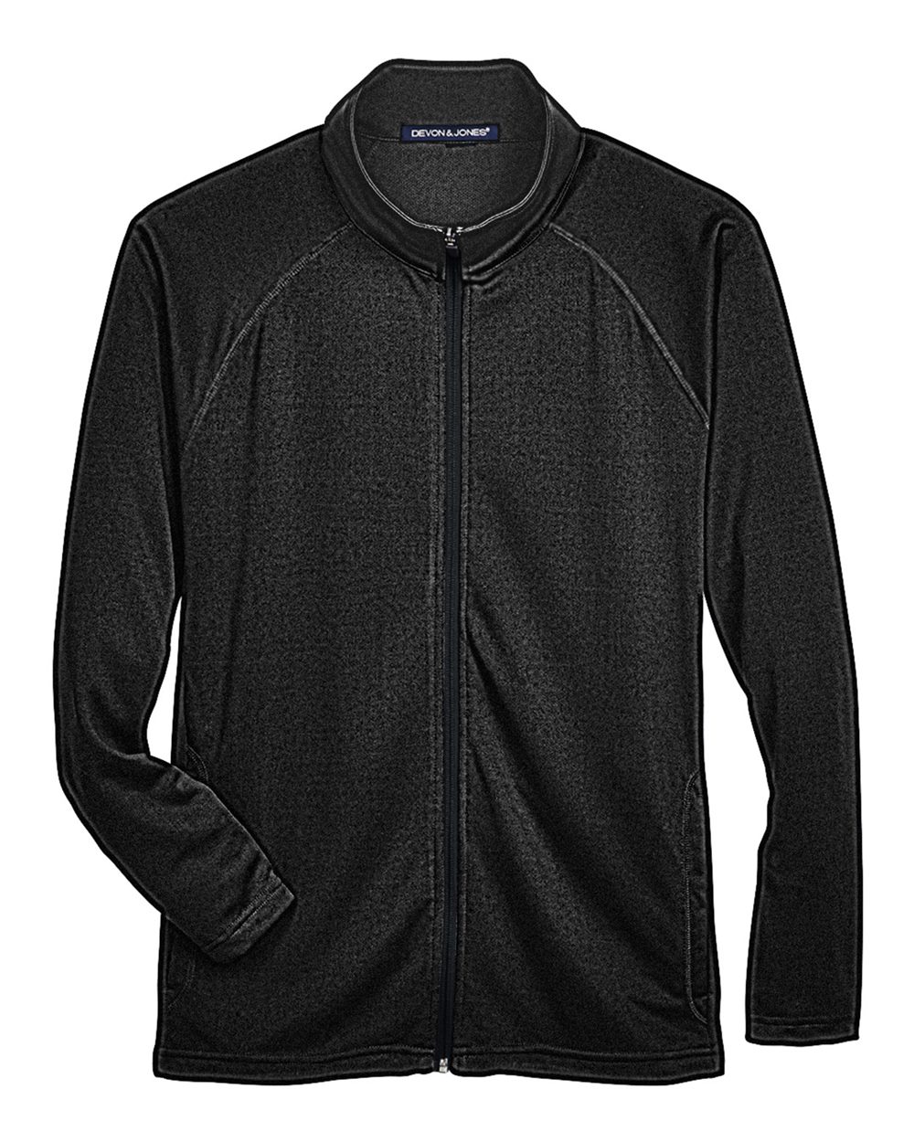 Devon & Jones Men's Stretch Tech-Shell® Compass Full-Zip Jacket. DG420 - Black