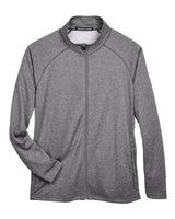 Devon & Jones Men's Stretch Tech-Shell® Compass Full-Zip Jacket. DG420 - Dark Grey Heather