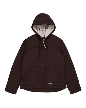 Berne Apparel Women's Softstone Hooded Coat. WHJ43 - Dark Brown