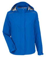 CORE365 Women's Barrier Packable Waterproof Rain Jacket. CE712W - True Royal