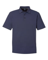 Devon & Jones Men's Crownlux Performance® Geo Polo. DG101 - Navy/ French Blue