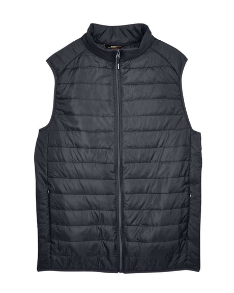 CORE365 Men's Prevail Packable Puffer Vest. CE702 - Carbon