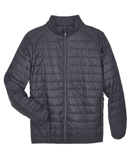 CORE365 Men's Prevail Packable Puffer Jacket. CE700 - Carbon