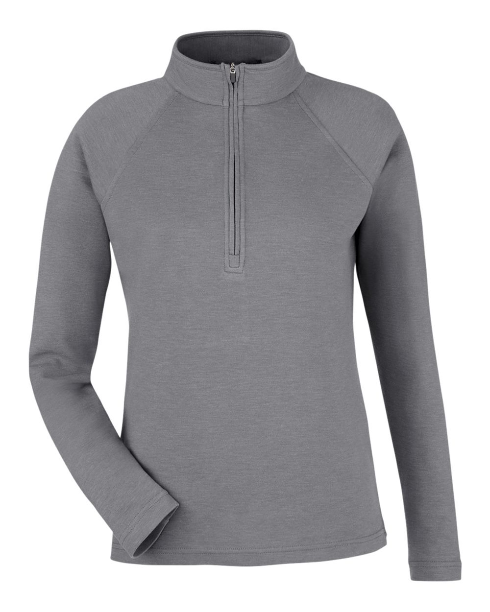 Devon & Jones Women's New Classics® Charleston Quarter-Zip Pullover. DG481WZ - Graphite Melange