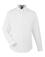 Devon & Jones Men's CrownLux Performance® Spencer Poplin Dress Shirt. DG505 - White