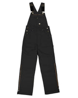 Berne Apparel Men's Slab Unlined Duck Bib Overall. B1067 - Black_32