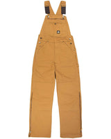 Berne Apparel Men's Slab Unlined Duck Bib Overall. B1067 - Brown Duck_32