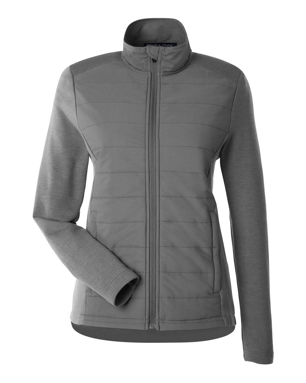 Devon & Jones Women's New Classics® Charleston Hybrid Jacket. DG704W - Graphite Melange/ Graphite