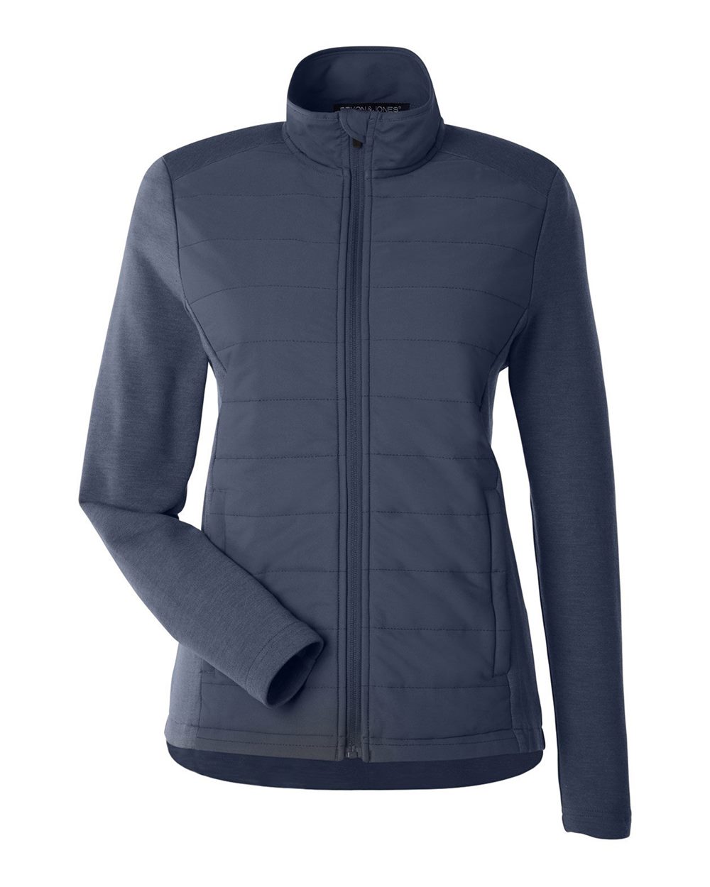 Devon & Jones Women's New Classics® Charleston Hybrid Jacket. DG704W - Navy Melange/ Navy