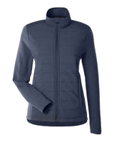 Devon & Jones Women's New Classics® Charleston Hybrid Jacket. DG704W - Navy Melange/ Navy