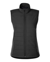 Devon & Jones Women's New Classics® Charleston Hybrid Vest. DG706W - Black/ Melange Black