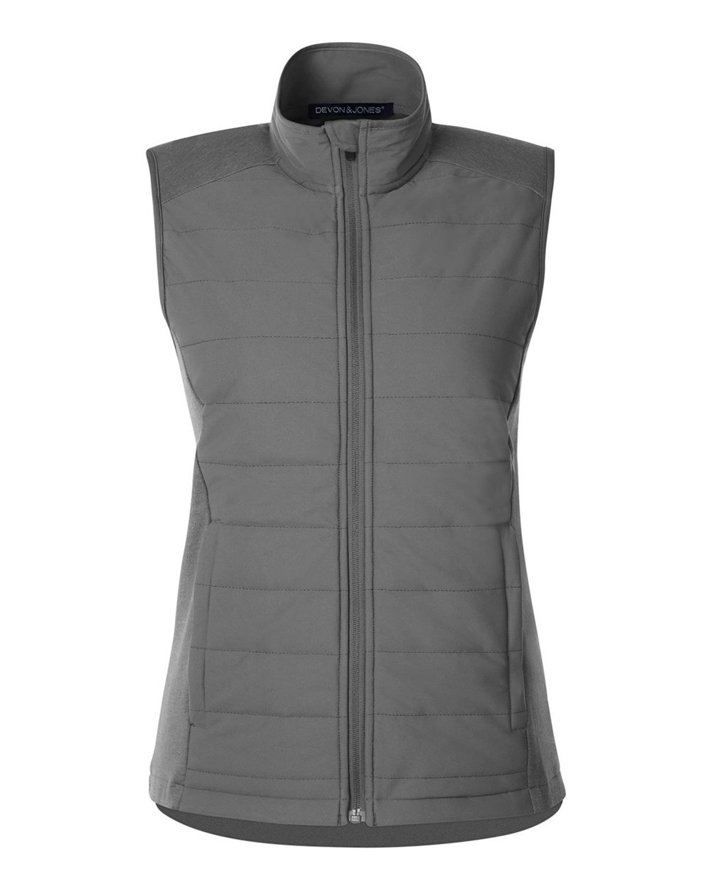 Devon & Jones Women's New Classics® Charleston Hybrid Vest. DG706W - Graphite Melange/ Graphite