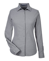 Devon & Jones Women's CrownLux Performance® Tonal Mini Check Woven Dress Shirt. DG535W - Graphite