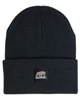Berne Apparel Heritage Knit Cuff Beanie. H150 - Black