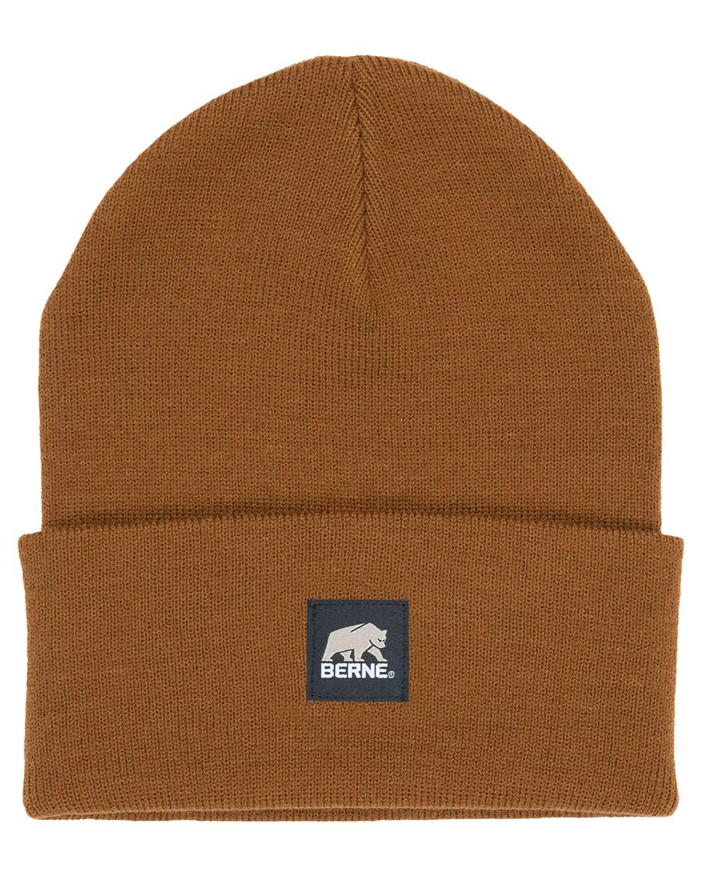 Berne Apparel Heritage Knit Cuff Beanie. H150 - Brown