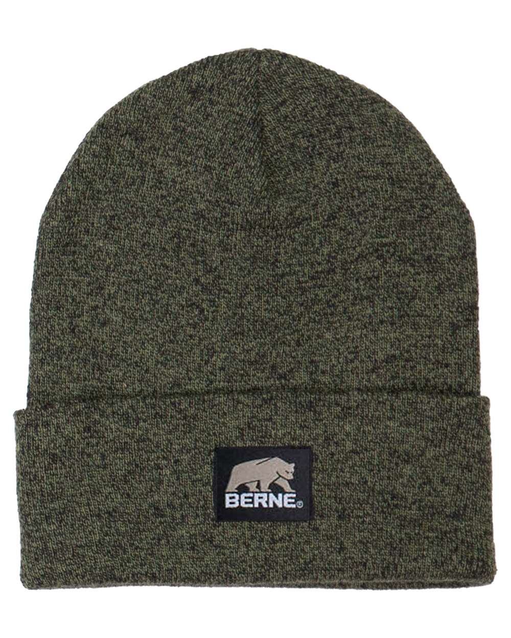 Berne Apparel Heritage Knit Cuff Beanie. H150 - Cedar Green Heather