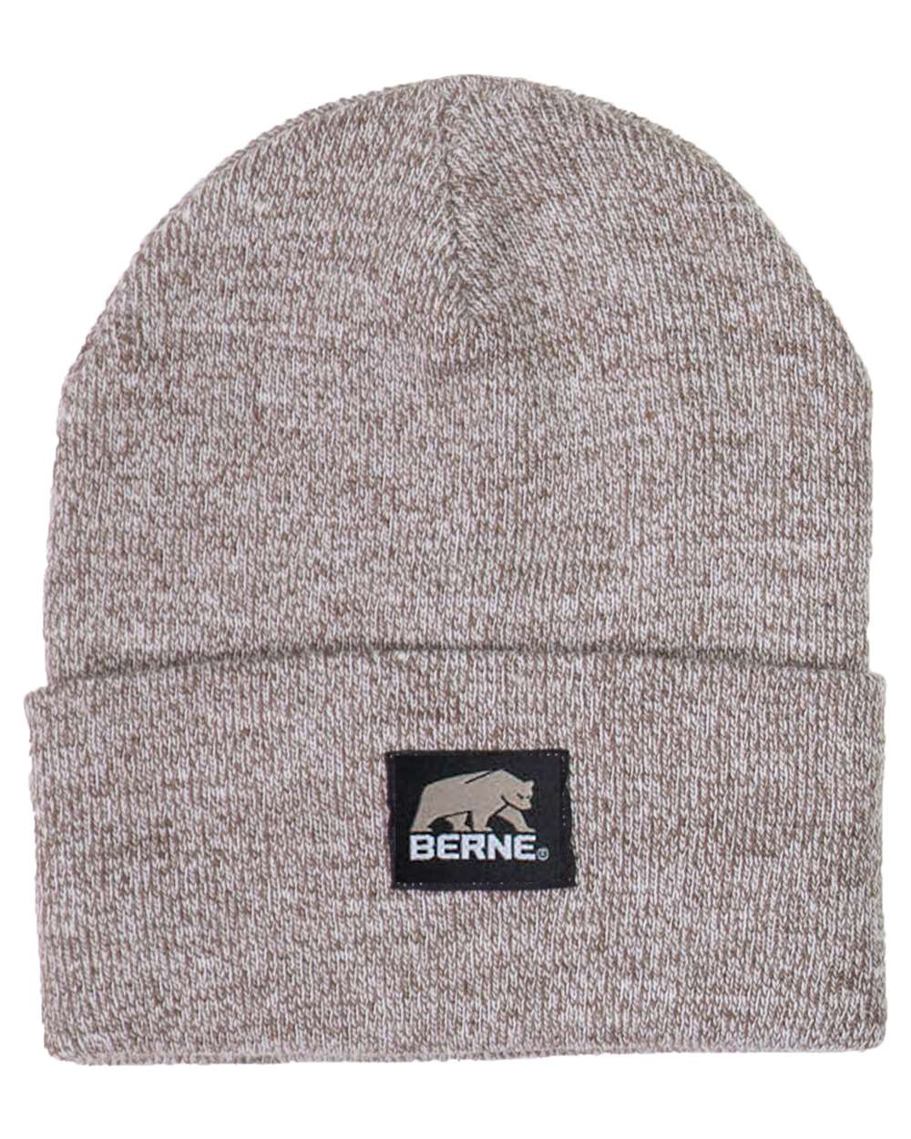 Berne Apparel Heritage Knit Cuff Beanie. H150 - Hickory Heather