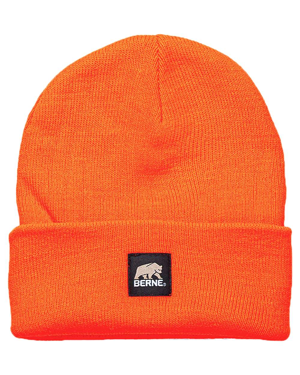 Berne Apparel Heritage Knit Cuff Beanie. H150 - Orange