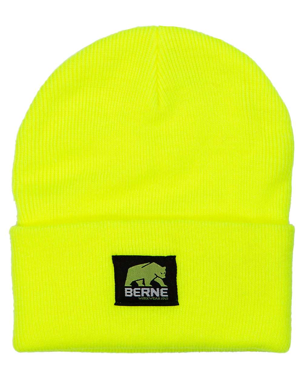 Berne Apparel Heritage Knit Cuff Beanie. H150 - Yellow