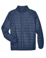 CORE365 Men's Tall Prevail Packable Puffer. CE700T - Classic Navy