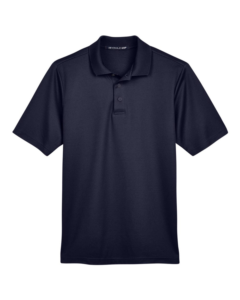 Devon & Jones Men's Tall CrownLux Performance® Plaited Polo. DG20T - Navy