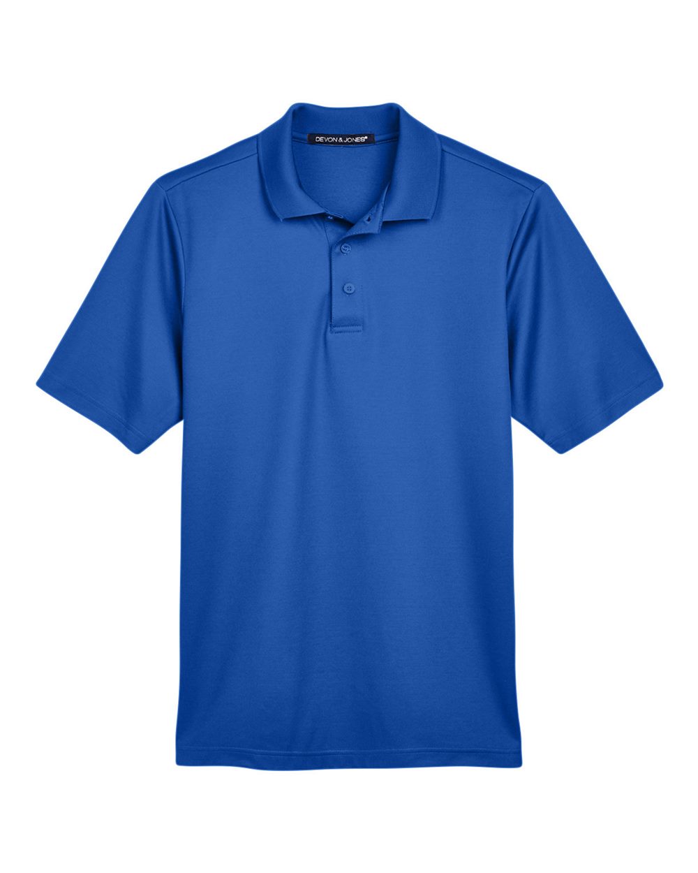 Devon & Jones Men's Tall CrownLux Performance® Plaited Polo. DG20T - True Royal