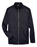 CORE365 Men's Tall Techno Lite Three-Layer Knit Tech-Shell. CE708T - Black