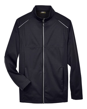 CORE365 Men's Tall Techno Lite Three-Layer Knit Tech-Shell. CE708T - Black