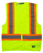 Berne Apparel Men's Hi-Vis Class 2 Multi-Color Vest. HVV046 - Yellow