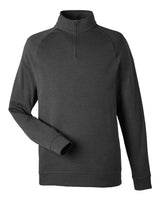 Devon & Jones Men's New Classics® Charleston Quarter-Zip Pullover. DG481 - Black Melange
