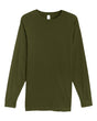 Lane Seven Unisex Heavyweight Long Sleeve Tee. LS15009 - Army Green