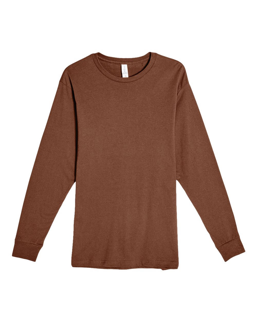 Lane Seven Unisex Heavyweight Long Sleeve Tee. LS15009 - Chestnut