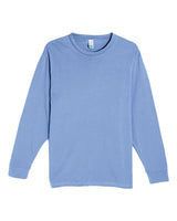 Lane Seven Unisex Heavyweight Long Sleeve Tee. LS15009 - Colony Blue