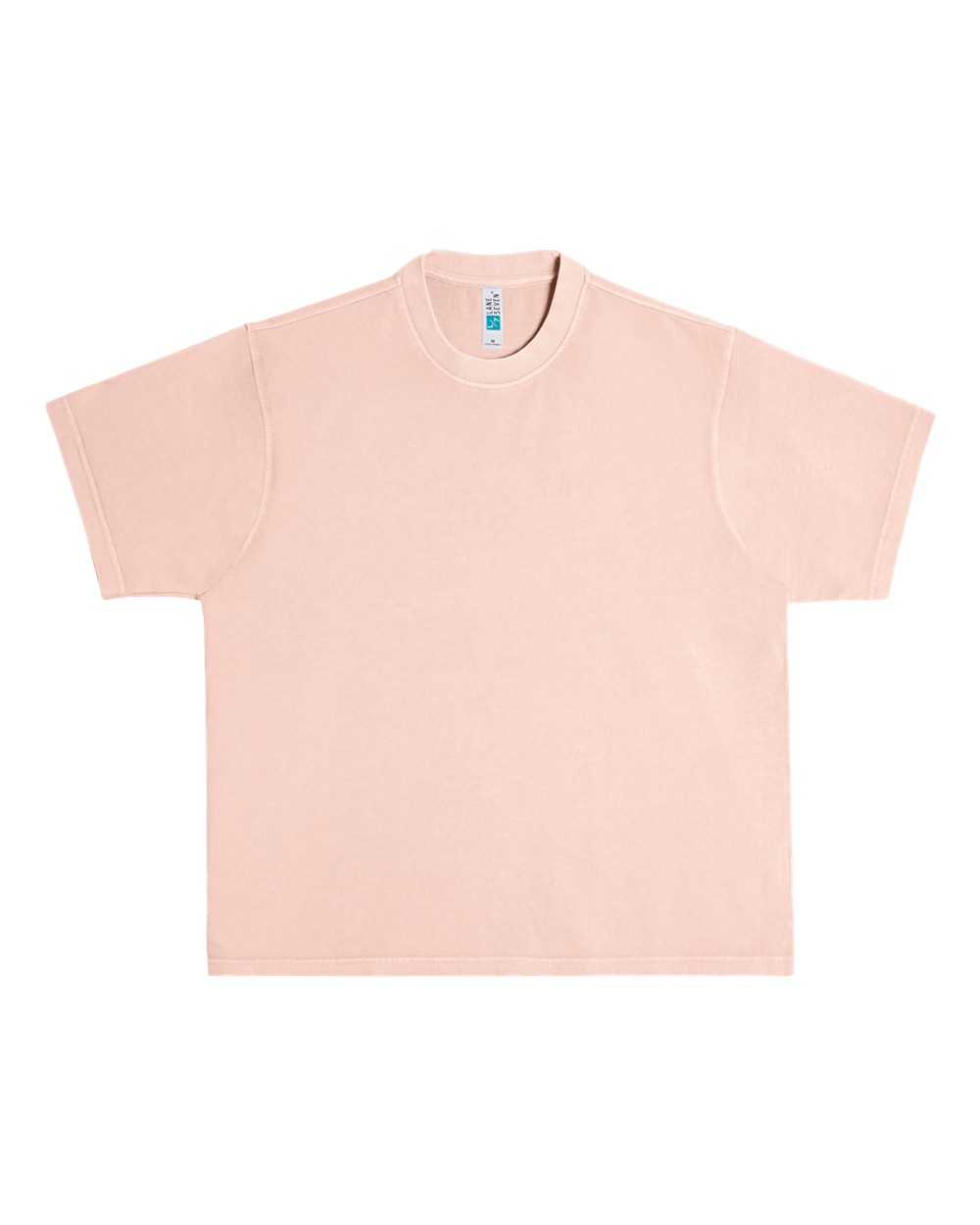 Lane Seven Unisex Urban Heavyweight Tee. LS16005 - Pigment Salmon