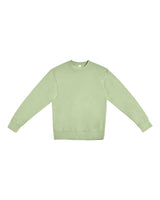 Lane Seven Unisex Urban Crewneck Sweatshirt. LS16004 - Pigment Oil Green