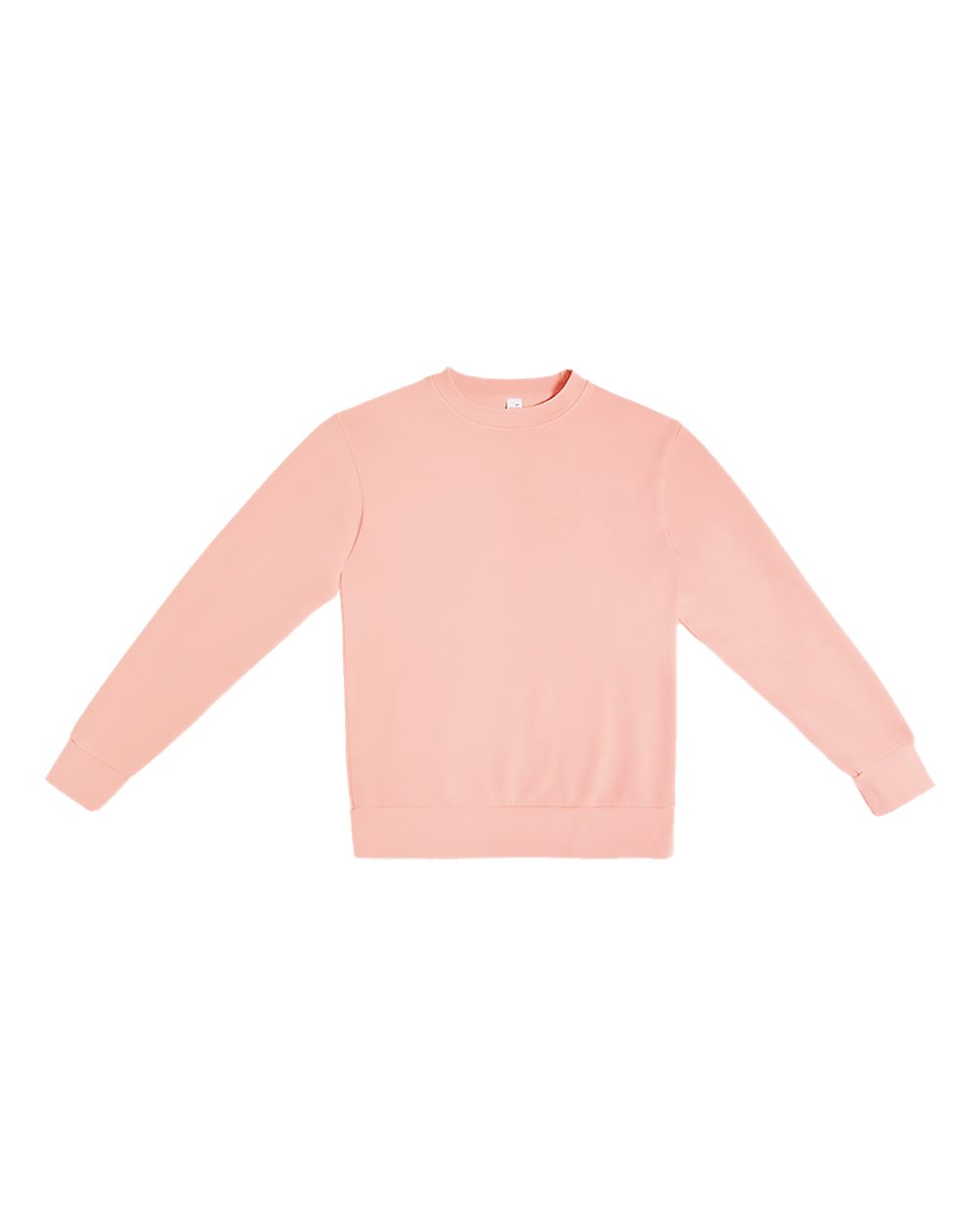 Lane Seven Unisex Urban Crewneck Sweatshirt. LS16004 - Pigment Salmon