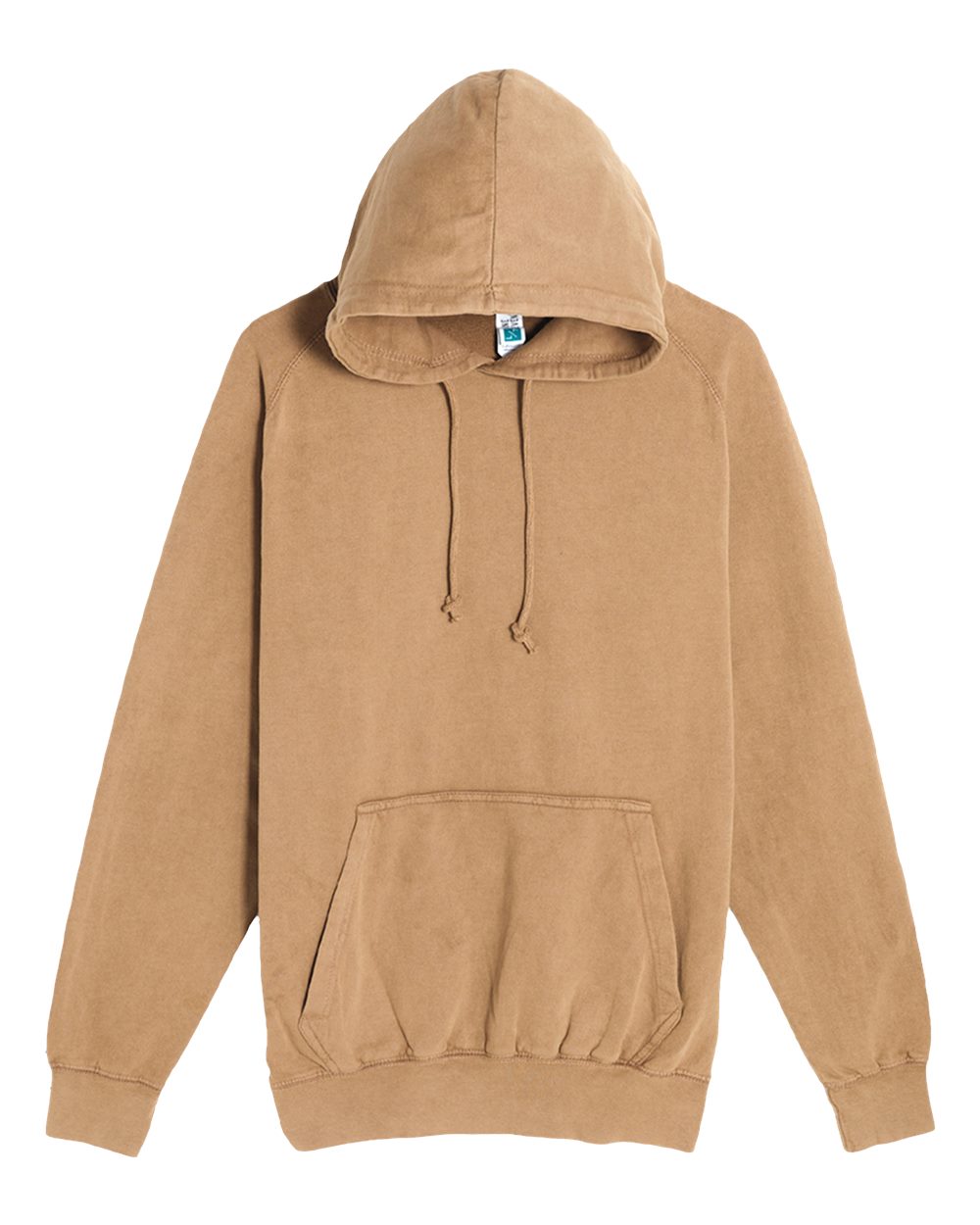 Lane Seven Unisex Vintage Raglan Hoodie Sweatshirt. LST004 - Vintage Camel