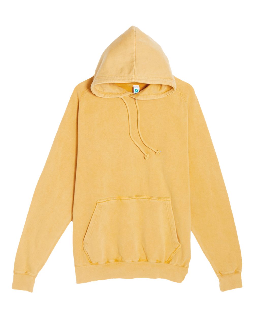 Lane Seven Unisex Vintage Raglan Hoodie Sweatshirt. LST004 - Vintage Mustard