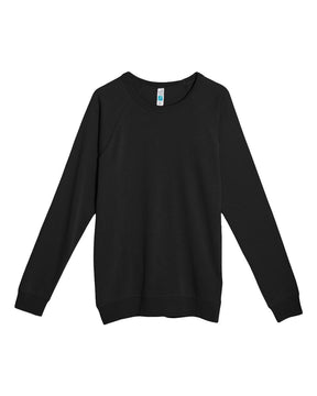 Lane Seven Unisex French Terry Crewneck Sweatshirt. LS13004 - Black