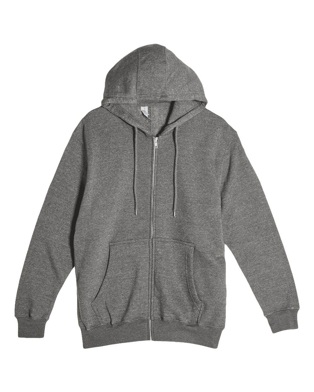 Lane Seven Unisex Premium Full-Zip Hoodie Sweatshirt. LS14003 - Charcoal Heather
